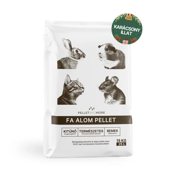 Pellet&amp;More Fa Alom Pellet 15 kg Karácsony Illatal